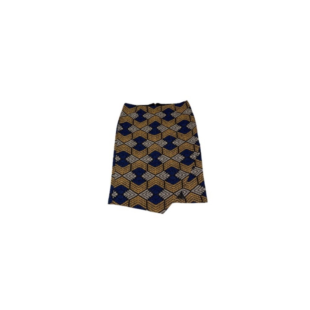 Anthropologie Maeve Blue and Yellow Pencil Skirt - Women’s Size 12